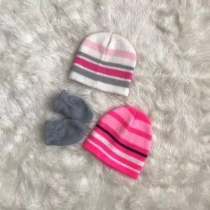 Old Navy Baby Hats/Mitten Bundle